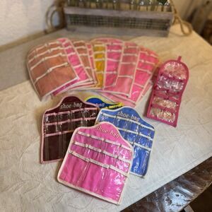 Lot Of Barbie Shoe Storage Bags. 15 Pieces To Store Accessories.